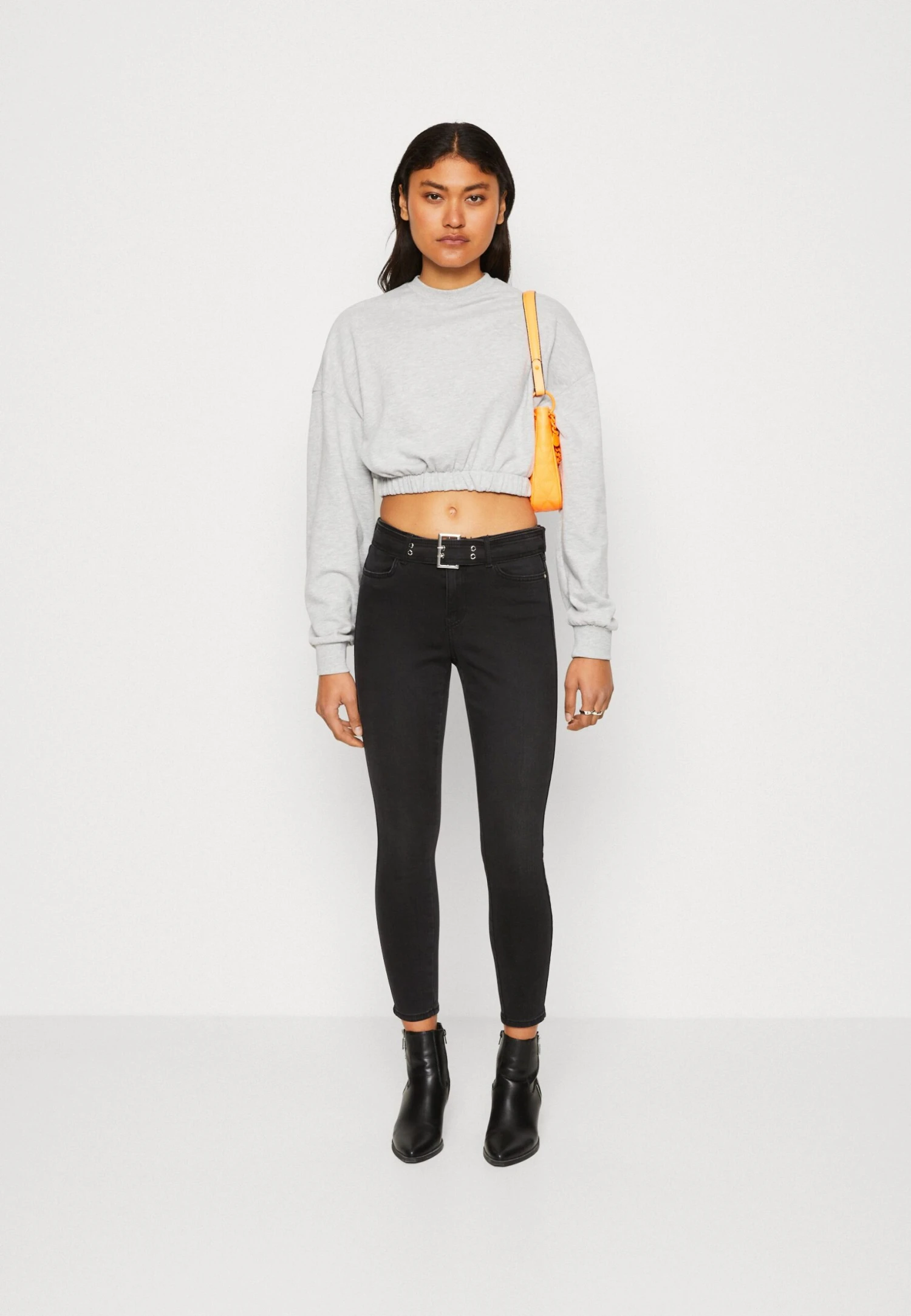 ONLY Onlwauw Mid Waist Belt - Jeans Skinny - Black 4 ONLY Onlwauw Mid Waist Belt - Jeans Skinny - Black – Image 2