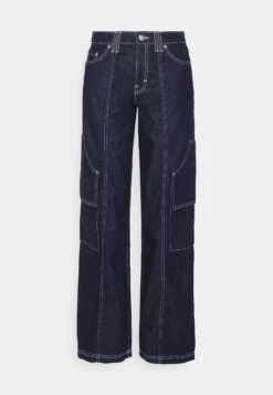 WEEKDAY Mason Utility Cargo Jeans - Jean Boyfriend - Rinse -Next Soldes 362179e04d794800858283b9250f66fb