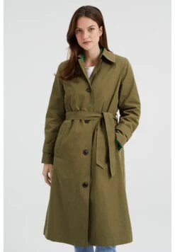 WE FASHION Met Ceintuur - Trench - Green -Next Soldes 36f11e6d323449979d15be361064b4be