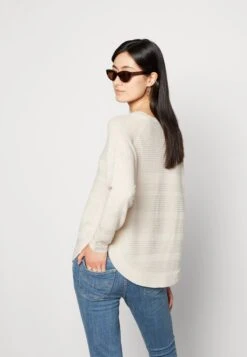 ONLY Onlcaviar Noos - Pullover - Pumice Stone -Next Soldes 37491c9758f44131846e26e9b2326a98