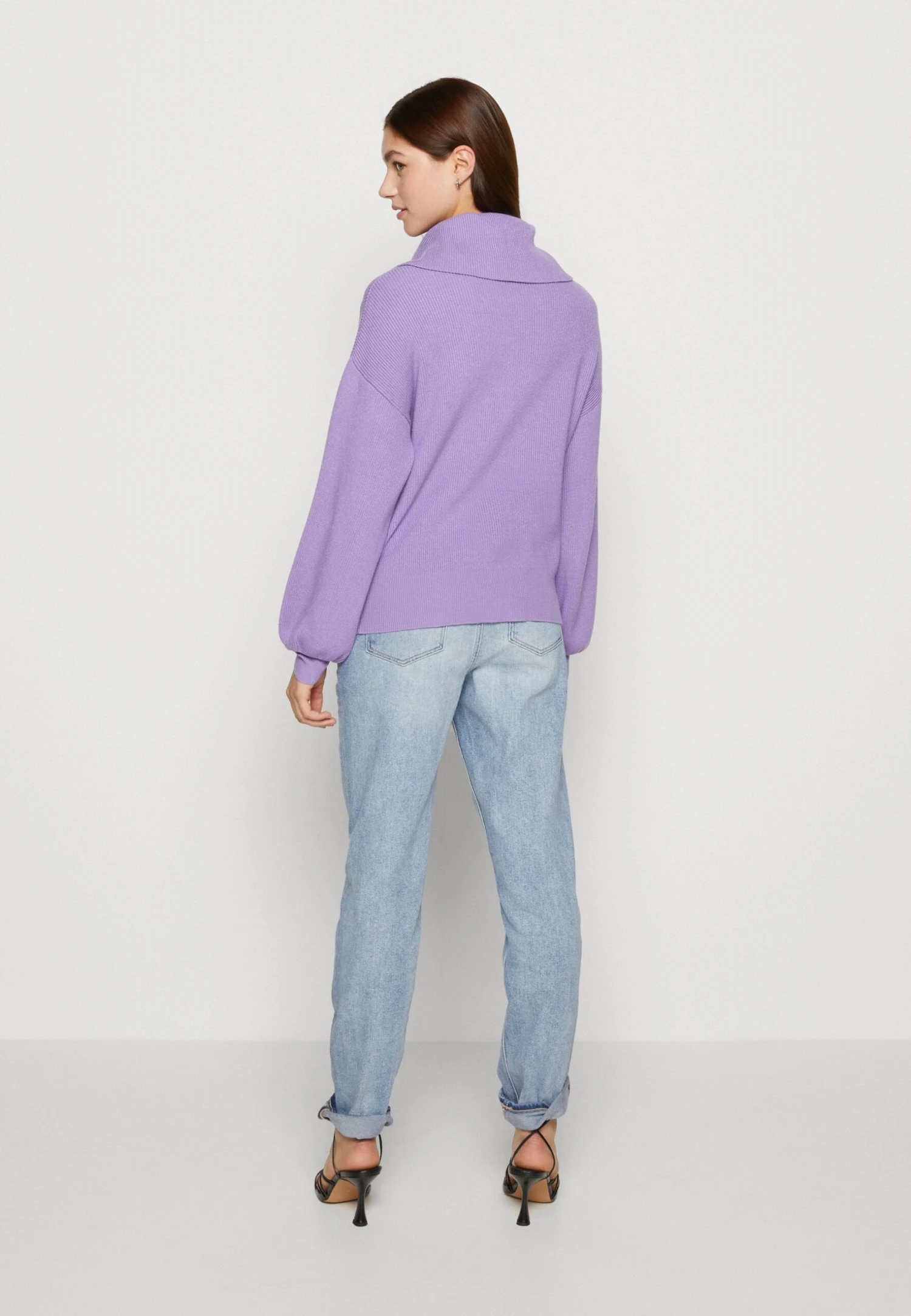 YAS Ls Zip Noos - Pullover - Bougainvillea 5 YAS Ls Zip Noos - Pullover - Bougainvillea – Image 3