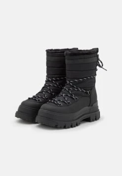 Buffalo Aspha Blizzard Warm - Bottines À Lacets - Black -Next Soldes 38ce59504f654f10a43bae023d0dccdc