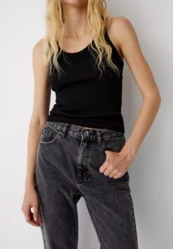 PULL & BEAR Jean Droit - Dark Grey 10 PULL & BEAR Jean Droit - Dark Grey -Next Soldes 3a81454478cf47aa9e222c464dca68a8