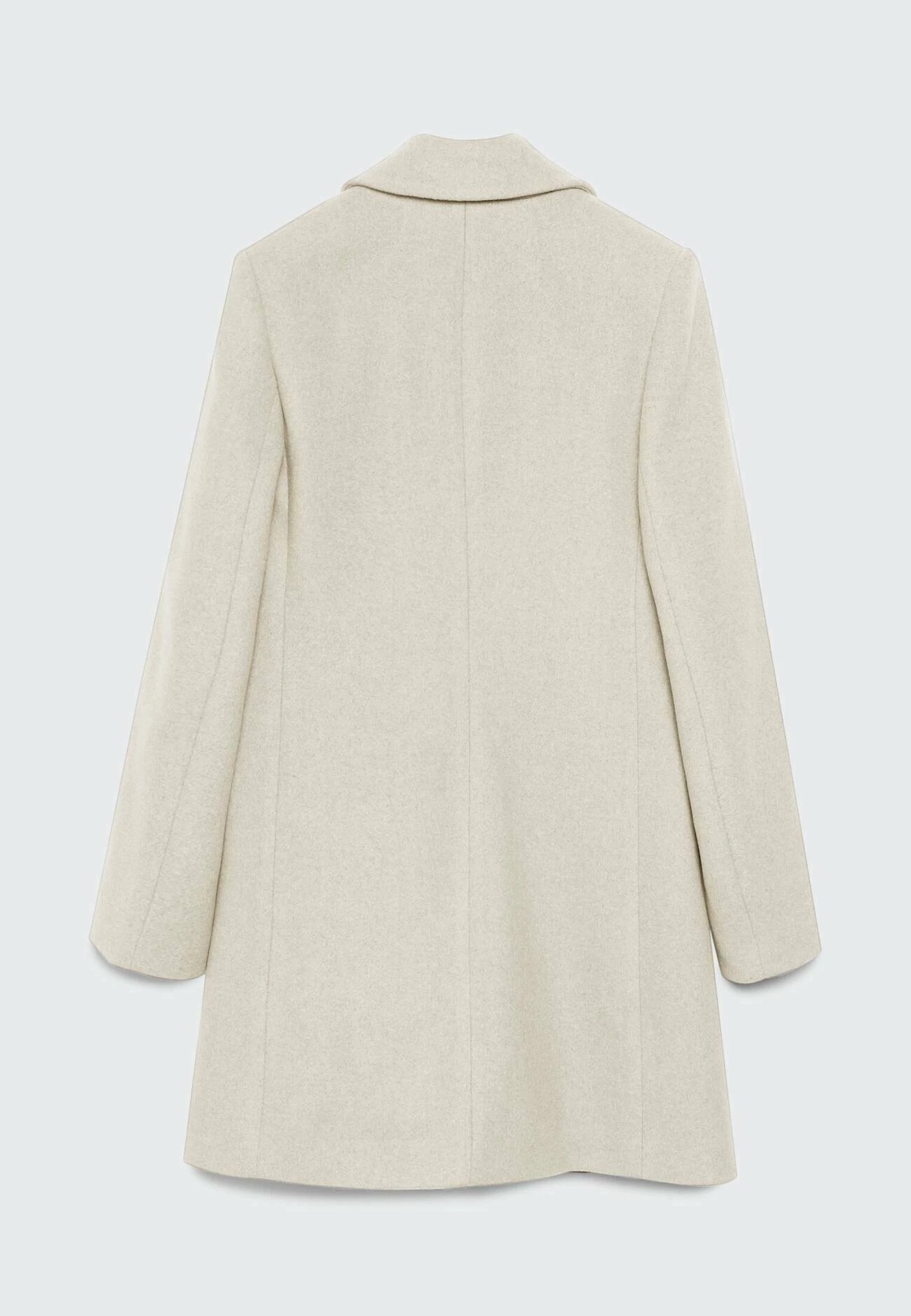Stradivarius Manteau Court - Off White 8 Stradivarius Manteau Court - Off White – Image 6