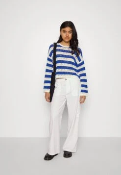 Even&Odd Pullover - White/Blue -Next Soldes 3b2b8bf301e8492e8de609d7eeb56e1f