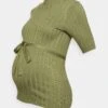 Mamalicious Mlcille Top - Pullover - Olive