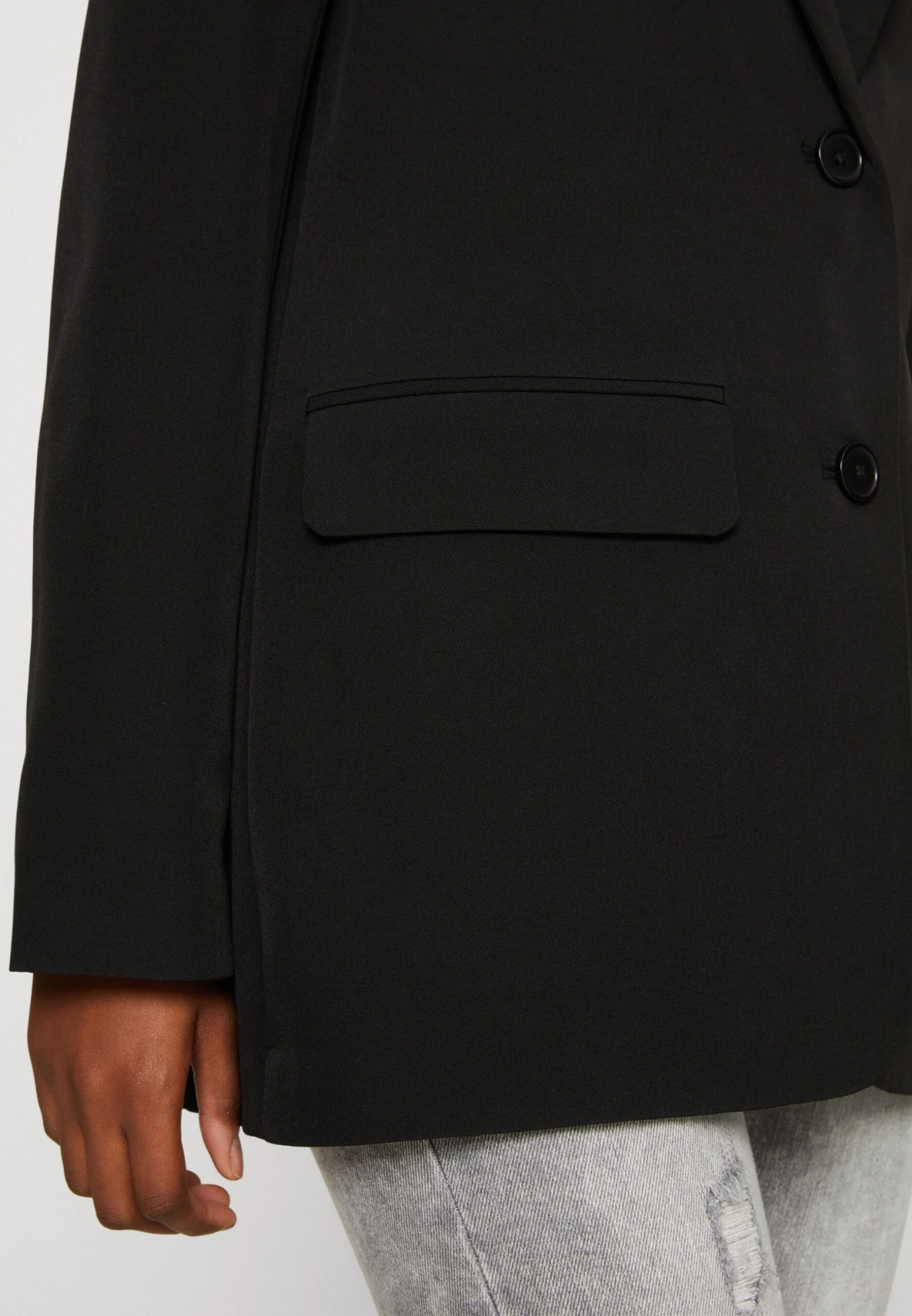 Vila Vikamma Noos - Manteau Court - Black 8 Vila Vikamma Noos - Manteau Court - Black – Image 6