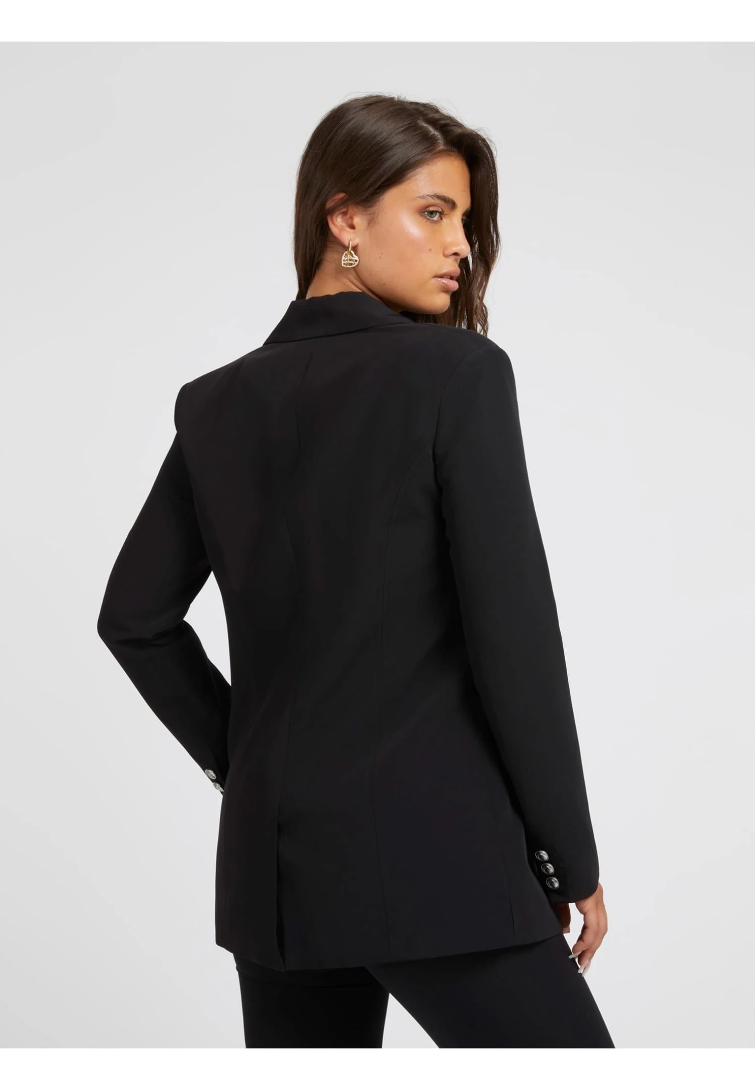 Guess Einreihiger - Manteau Court - Schwarz 5 Guess Einreihiger - Manteau Court - Schwarz – Image 3