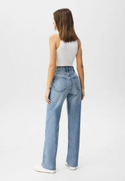 PULL & BEAR Jean Droit - Blue Denim -Next Soldes 3e7b873d9854421eb66b5e99137c7176