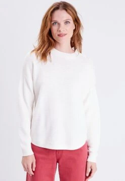 Mit Langen Ärmeln - Pullover - Ecru