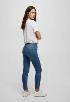 PULL & BEAR Push Up - Jeans Skinny - Blue Denim -Next Soldes 402883a2c63b4d1cb99047519639f661