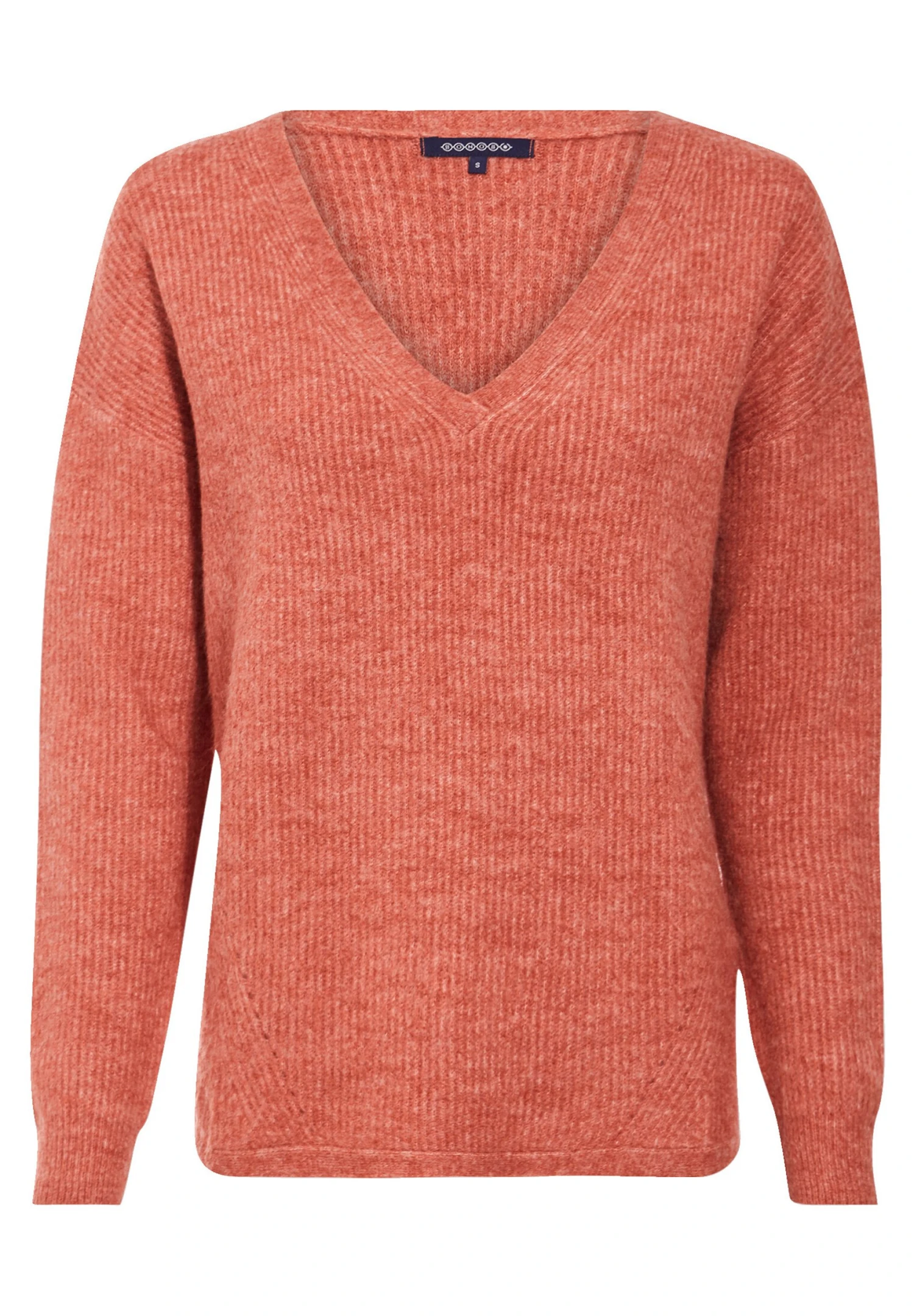 Langarm - Pullover - Orange Foncé 7 Langarm - Pullover - Orange Foncé – Image 5