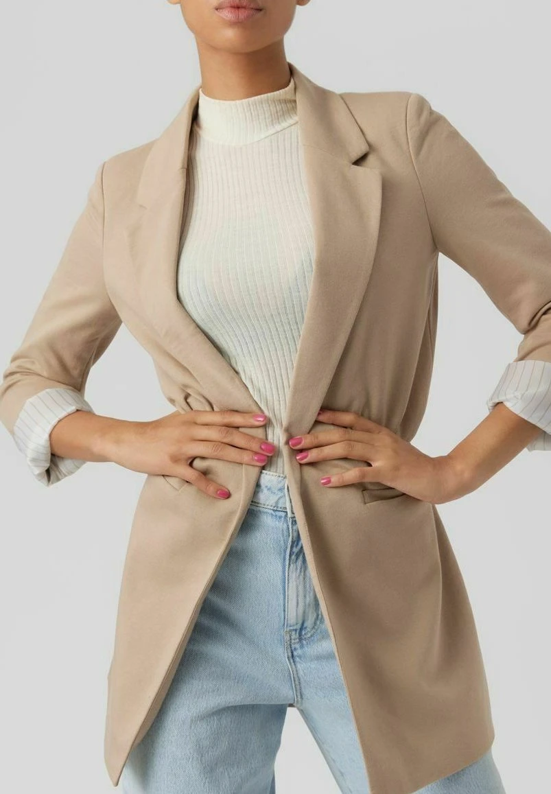 Vero Moda Langer - Manteau Court - Silver Mink 6 Vero Moda Langer - Manteau Court - Silver Mink – Image 4