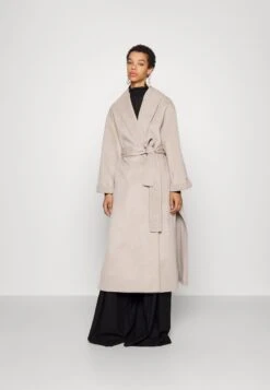 By Malene Birger Essentials Trullem - Manteau Classique - Grey Brown Melange