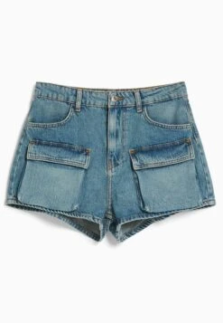 BERSHKA Short En Jean - Blue/Grey -Next Soldes 4467e9be60844991bfb71423dcc5d970