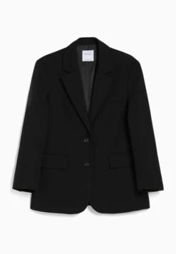 BERSHKA Tailored Cut - Manteau Court - Black -Next Soldes 44aa4755aaee4e3395ac287020fd386f