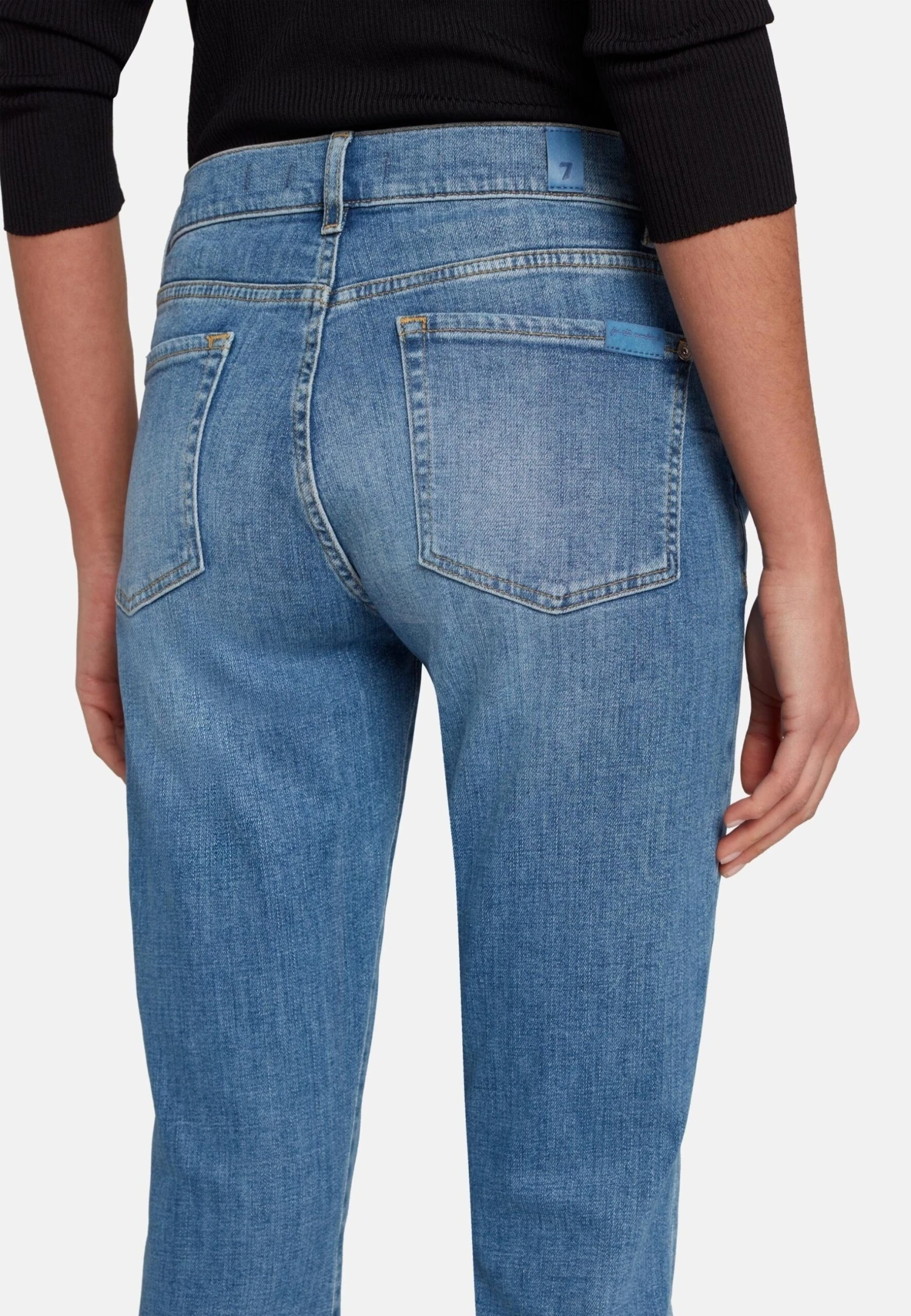7 For All Mankind Friend - Jean Slim - Light Blue 7 7 For All Mankind Friend - Jean Slim - Light Blue – Image 5