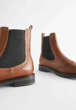Next Forever Comfort® Brogue - Bottines - Tan Brown -Next Soldes 4676319f276f4a41902d846b96cedeaa