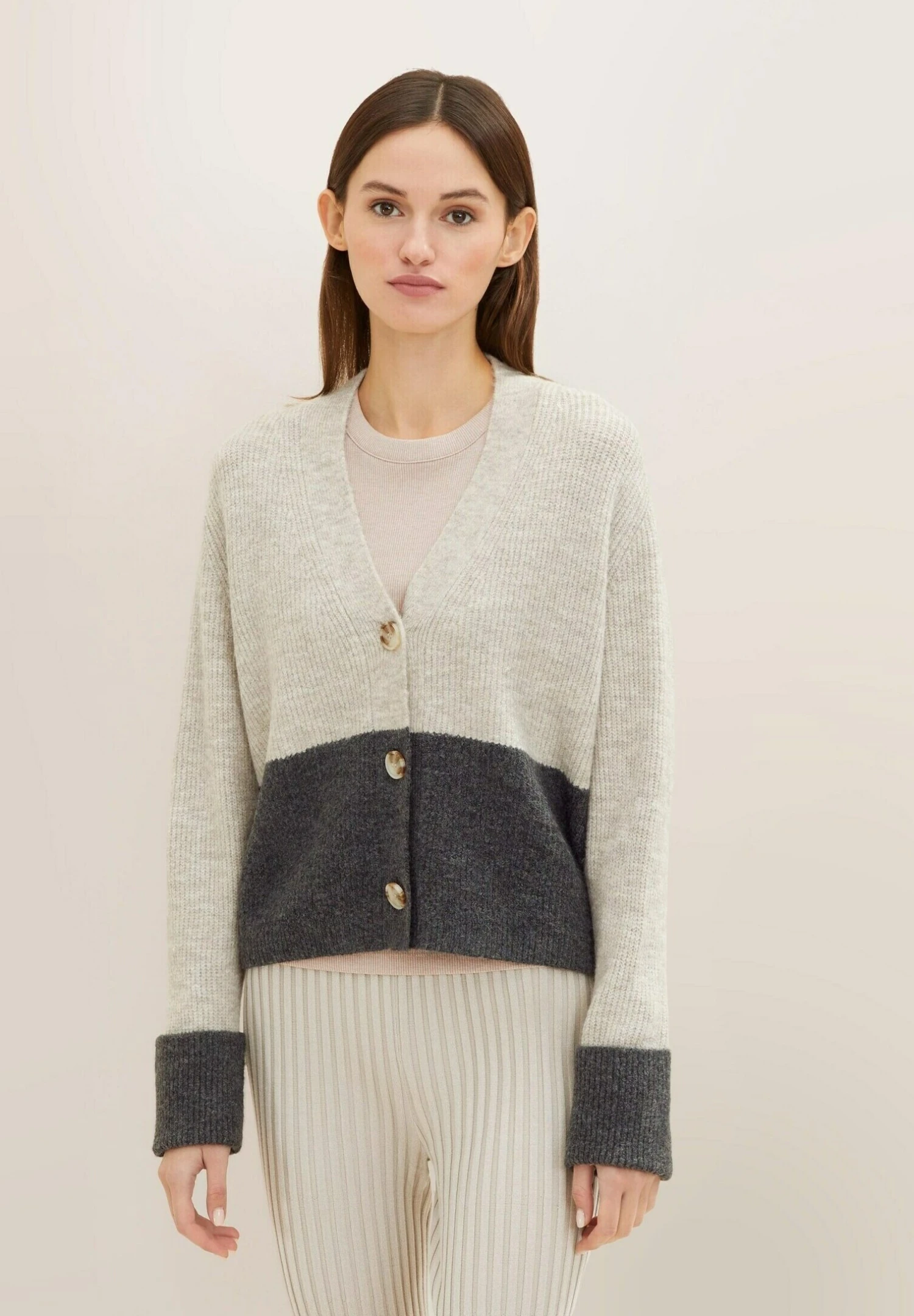 TOM TAILOR Denim Gilet - Shale Grey Melange 3 TOM TAILOR Denim Gilet - Shale Grey Melange