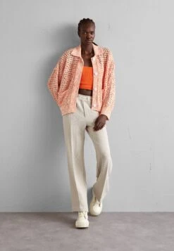 Holzweiler Tired Crochet - Gilet - Orange Mix -Next Soldes 47a47359d3cf47feb830a2787d3ad6e3