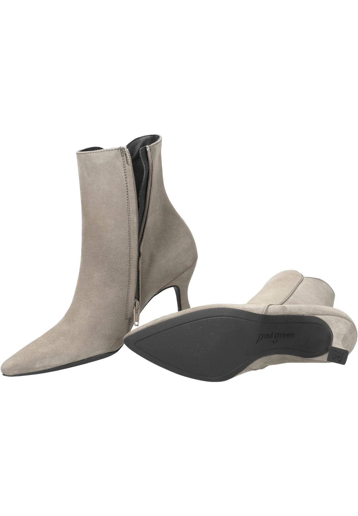 Paul Green Boots À Talons - Grau 6 Paul Green Boots À Talons - Grau – Image 4