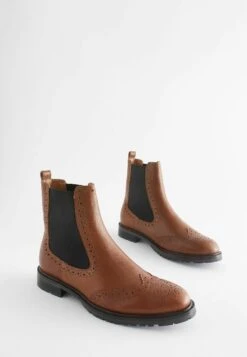 Next Forever Comfort® Brogue - Bottines - Tan Brown -Next Soldes 4bb5394a93de434e87a6519c45ce1c01