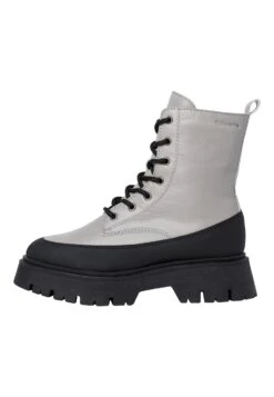 Tamaris Stiefelette - Bottines À Plateau - Grey Lea. Blk -Next Soldes 4e1b71b4196845e78e0e428ab6f832d4