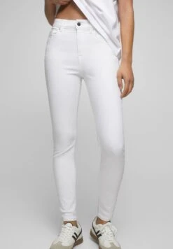 PULL & BEAR Push Up - Jeans Skinny - White