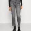 7 For All Mankind The Crop Soho - Jean Droit - Grey -Next Soldes 50b517dee18042f0bd0a88139e3460f4