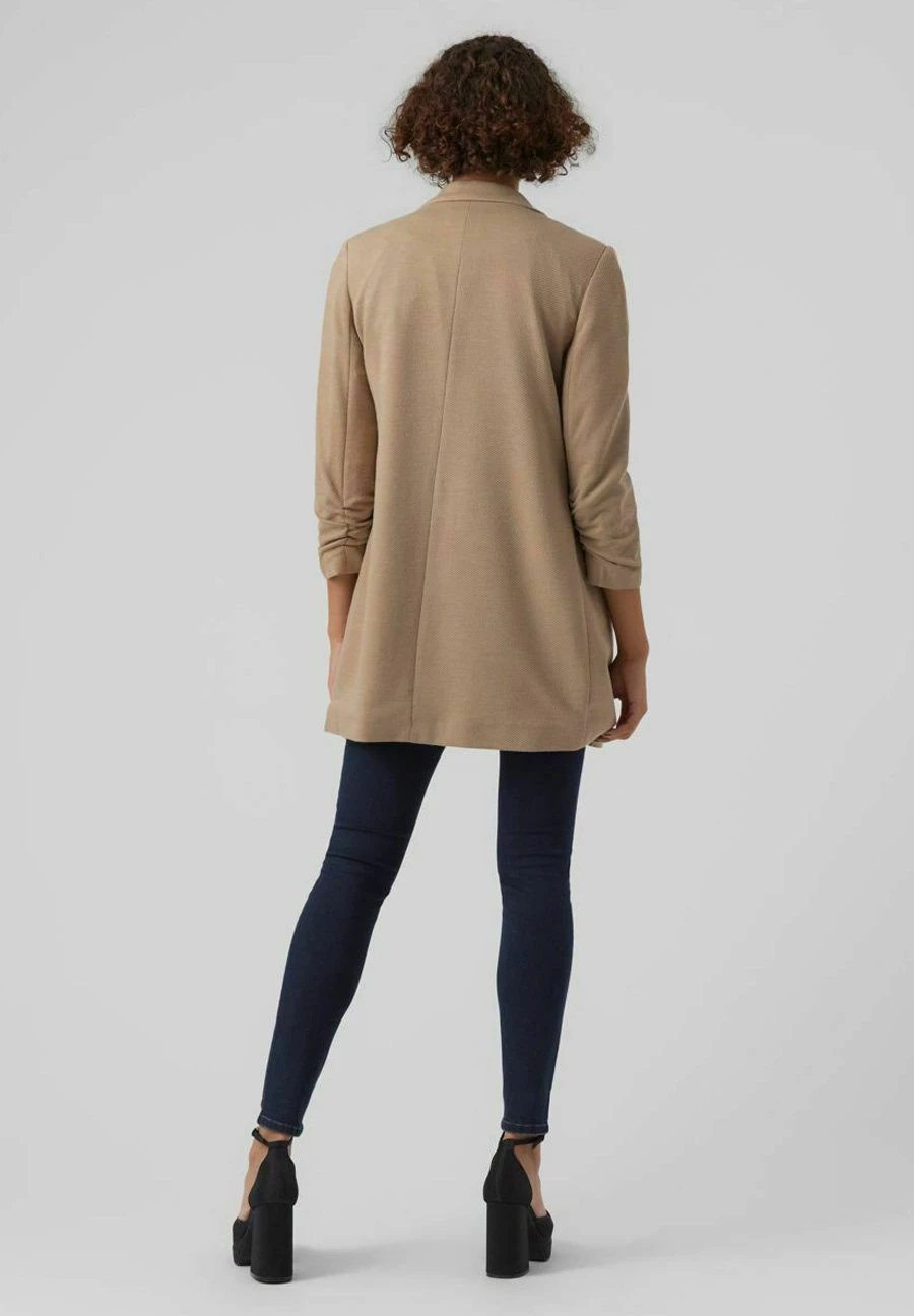 Vero Moda Vmrica Long Blazer - Manteau Court - Silver Mink 5 Vero Moda Vmrica Long Blazer - Manteau Court - Silver Mink – Image 3