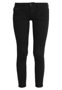 Freeman T. Porter Alexa Cropped - Jeans Skinny - Black -Next Soldes 5210a0db50de46a7906978ac7e029c27