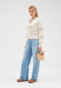 CLAUDIE PIERLOT Madelaine - Gilet - Ecru 10 CLAUDIE PIERLOT Madelaine - Gilet - Ecru -Next Soldes 5305fdc3f7db479ab5ca675e80b5557e