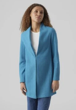 Vero Moda Vmdafnemie Coat - Manteau Court - Caneel Bay/Melange