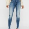 Vero Moda Vmlux Normal Waist - Jeans Skinny - Blue Denim -Next Soldes 53278c96730442c29e31c6cc4b6ffda8