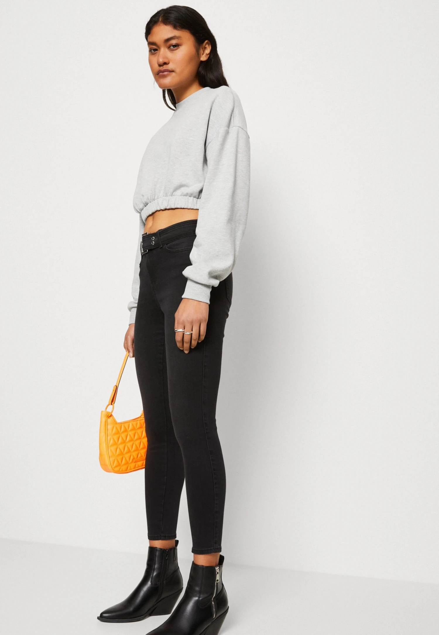 ONLY Onlwauw Mid Waist Belt - Jeans Skinny - Black 6 ONLY Onlwauw Mid Waist Belt - Jeans Skinny - Black – Image 4