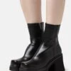 Lamoda Old Friend - Bottines À Talons Hauts - Black -Next Soldes 58e2109bf49e46e29de97213b600cef3