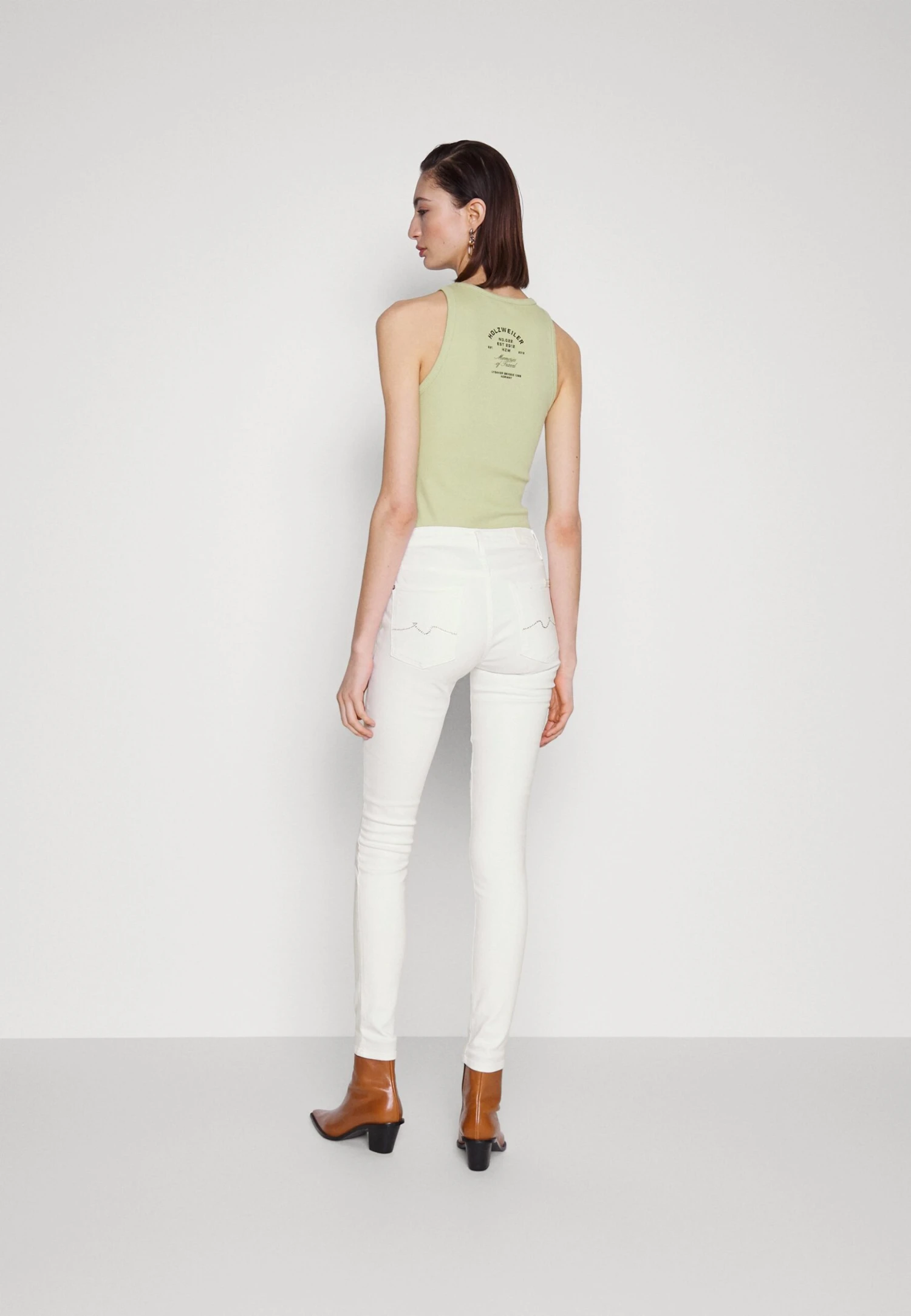 7 For All Mankind Optic - Jeans Skinny - White 5 7 For All Mankind Optic - Jeans Skinny - White – Image 3