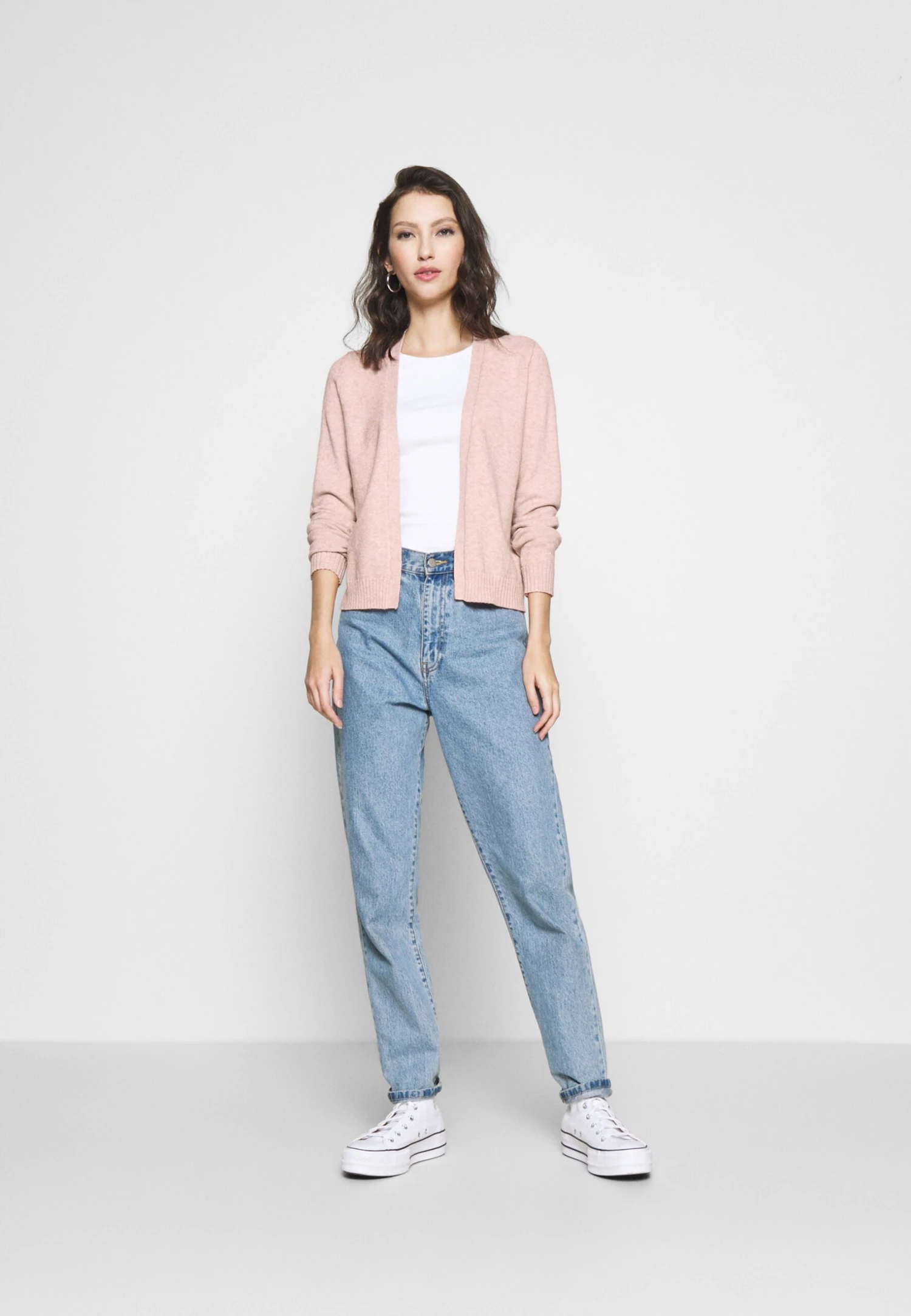 Vila Viril Short Cardigan - Gilet - Misty Rose 4 Vila Viril Short Cardigan - Gilet - Misty Rose – Image 2