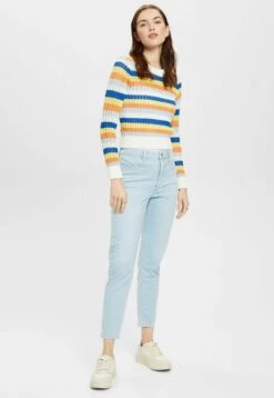 ESPRIT Mom - Jean Slim - Blue Bleached -Next Soldes 5c3a344e58f640a493436da0dcbf35d6