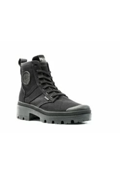 Palladium Pallabase Hi Army - Bottines À Plateau - Black -Next Soldes 5d0492ef3623481a98b72765625b8f15