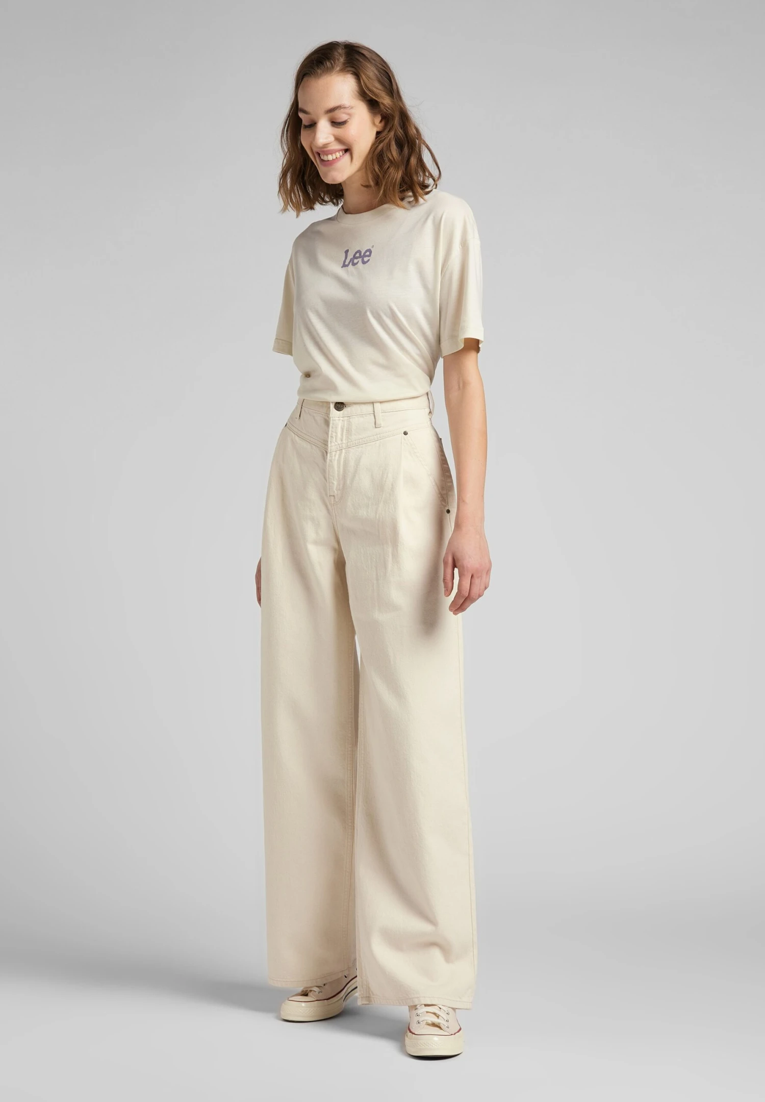 Lee Stella - Jean Boyfriend - Ecru 4 Lee Stella - Jean Boyfriend - Ecru – Image 2