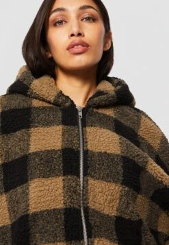 URBAN CLASSICS Check Sherpa - Manteau D'Hiver - Softtaupe/Black -Next Soldes 604dcff657a043bd972f5b5155622fd9