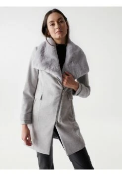 Lisboa - Manteau Court - Grey