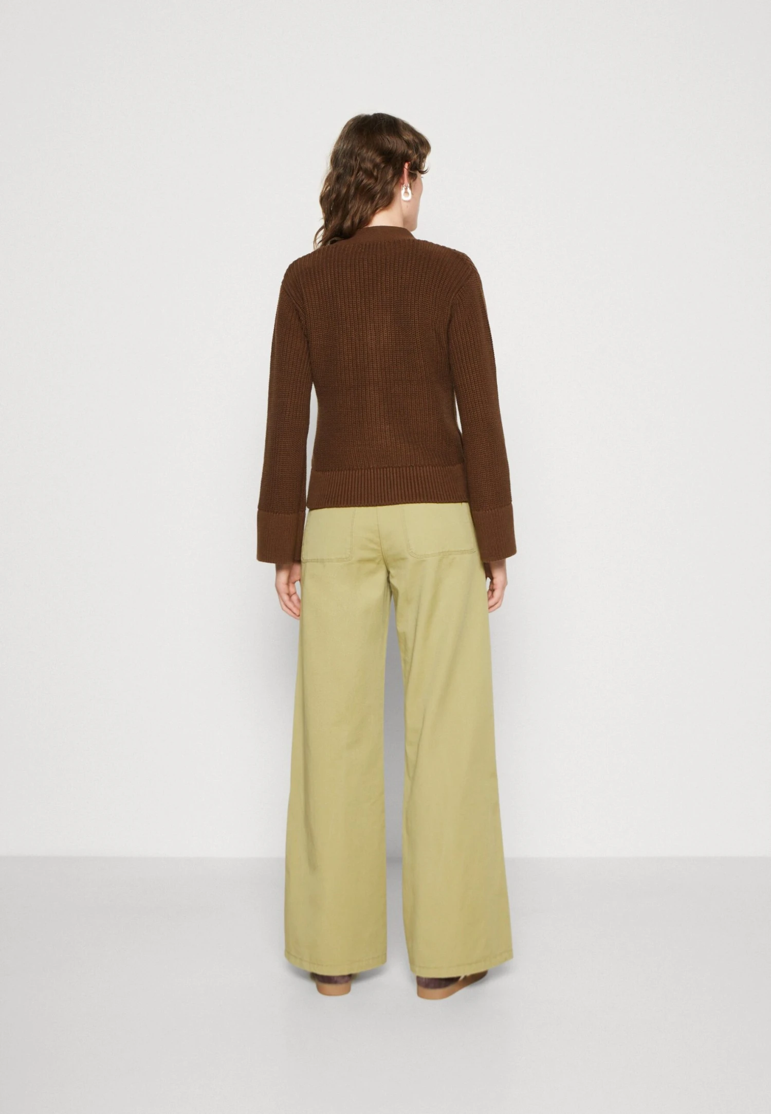 MOSS COPENHAGEN Cardigan - Gilet - Cocoa 5 MOSS COPENHAGEN Cardigan - Gilet - Cocoa – Image 3