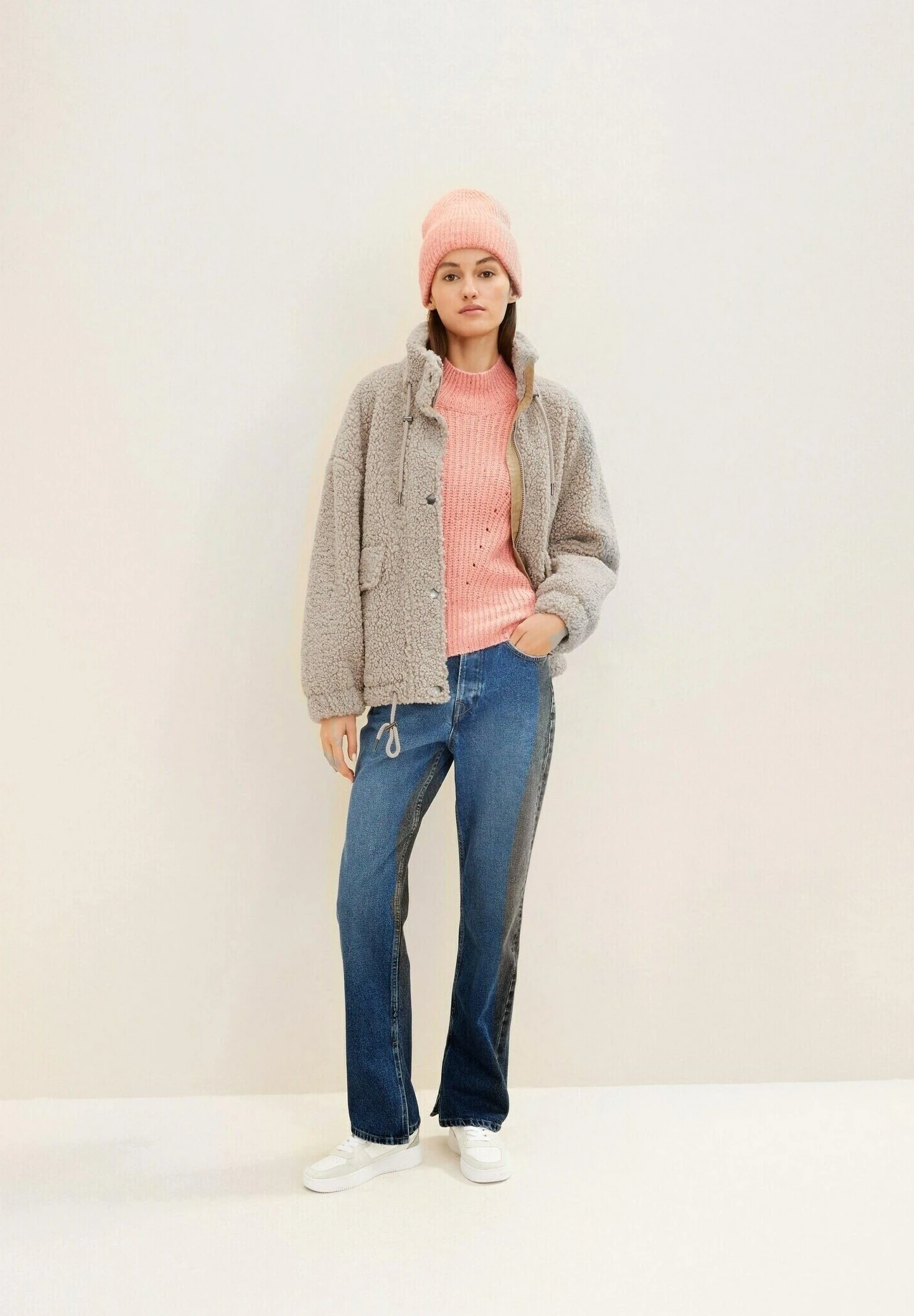 TOM TAILOR Denim Pullover - Peach Pink 4 TOM TAILOR Denim Pullover - Peach Pink – Image 2