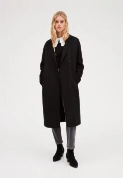CLAUDIE PIERLOT Galant - Manteau Classique - Noir -Next Soldes 6588a821e12346719ee9f24bb0e4288a