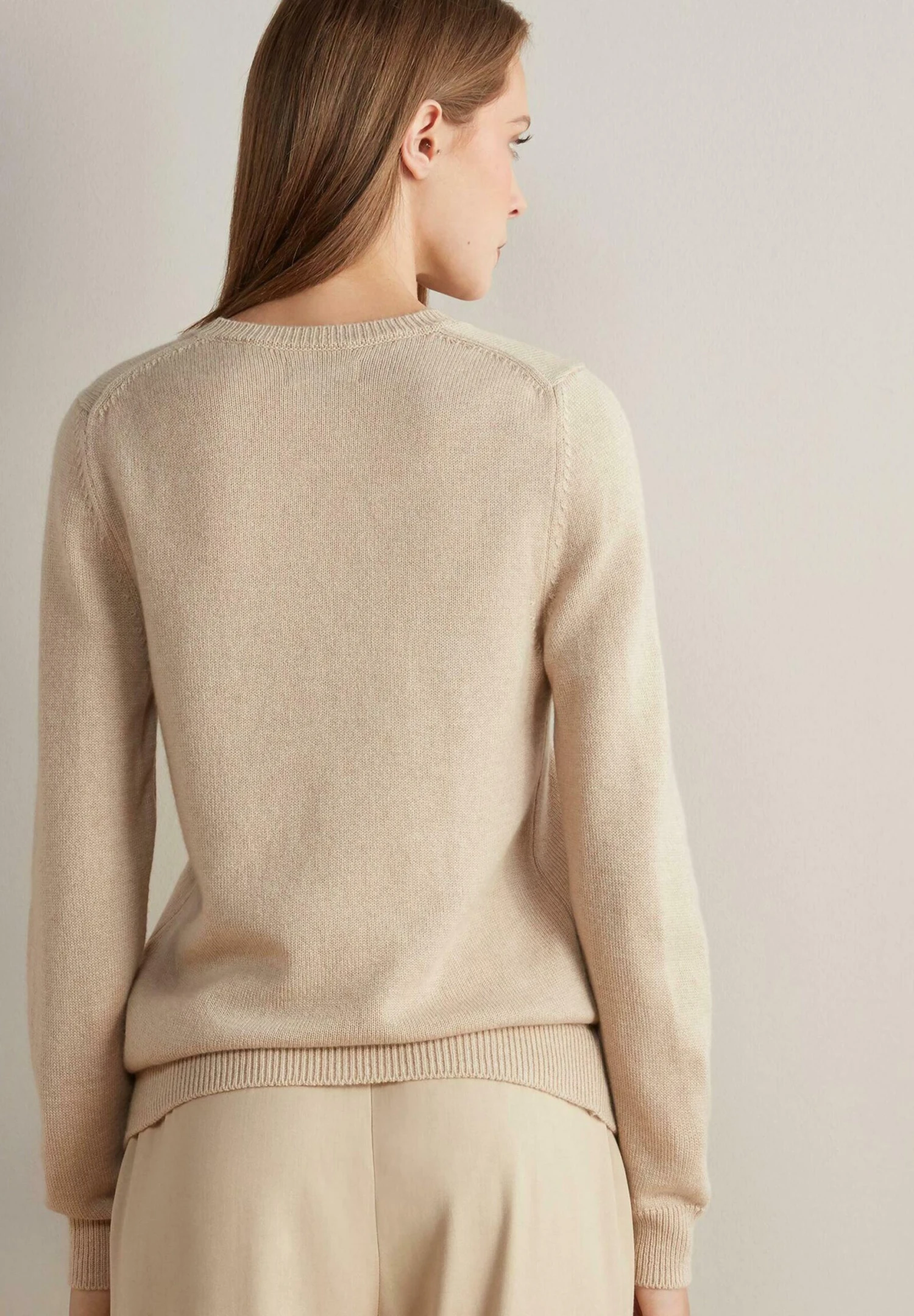 Ultrasoft Round Neck - Pullover - Natürlich Light Vanilla 5 Ultrasoft Round Neck - Pullover - Natürlich Light Vanilla – Image 3