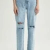 DeFacto 90 S Wide Leg - Jean Droit - Blue -Next Soldes 6654ffce42044eb9b072a73d6a1b83c8
