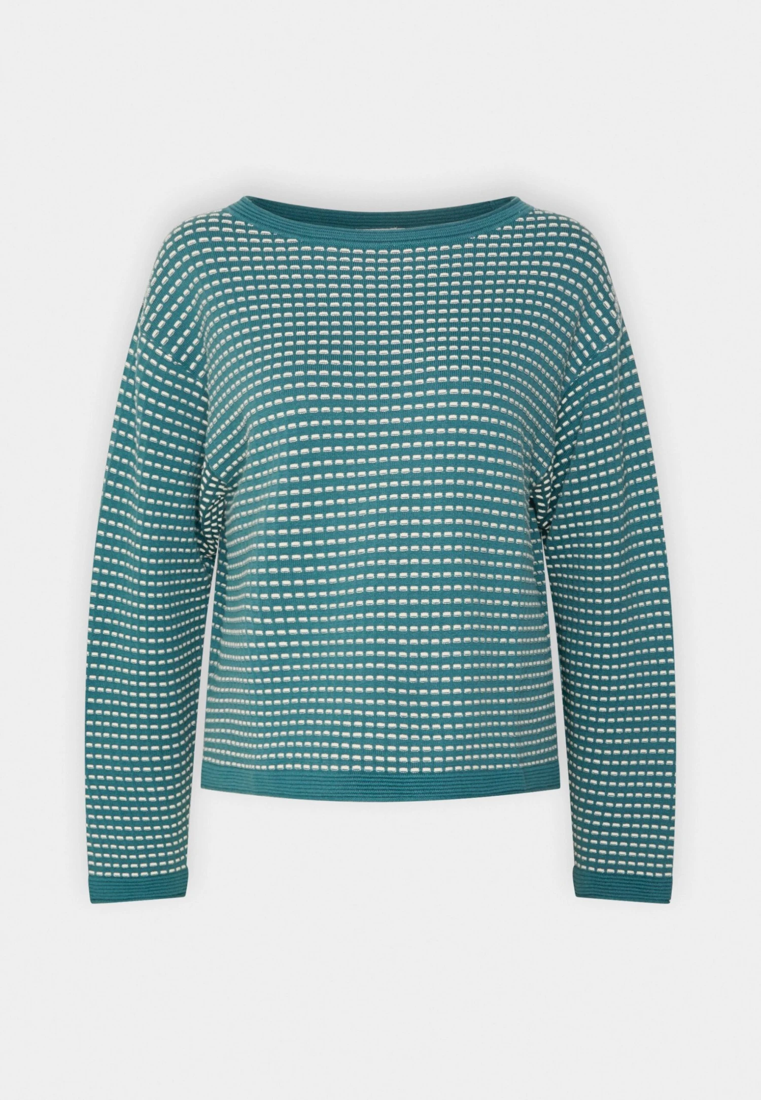 Tom Tailor Bubble Structure - Pullover - Teal Blue 6 Tom Tailor Bubble Structure - Pullover - Teal Blue – Image 4