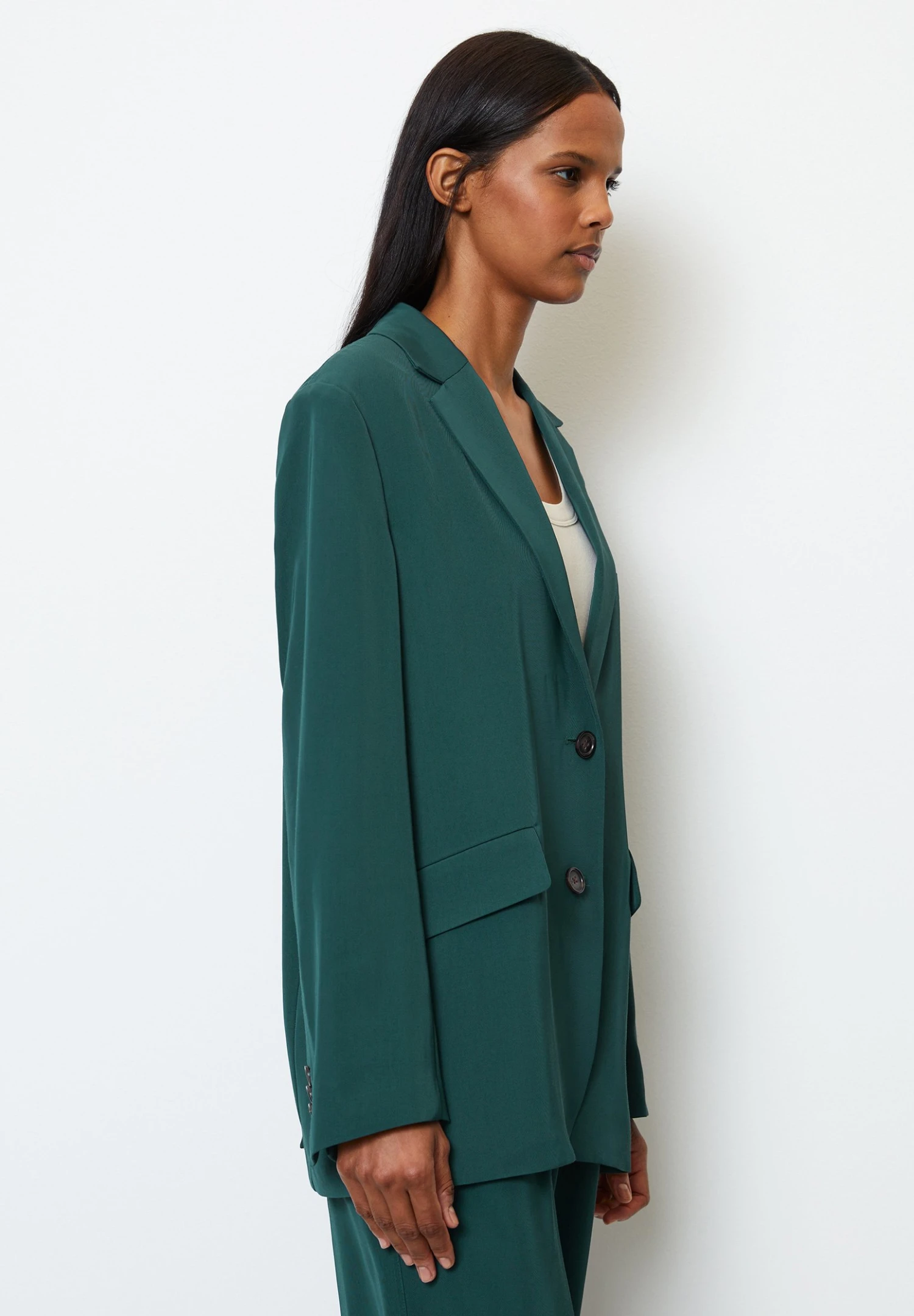 Marc O'Polo Aus Fliessendem - Manteau Court - Night Pine 6 Marc O'Polo Aus Fliessendem - Manteau Court - Night Pine – Image 4